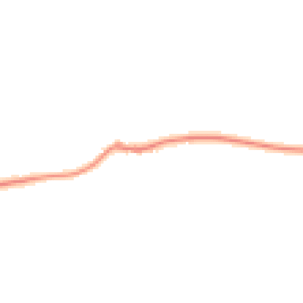 Night-time road noise heatmap for EX39 5DJ