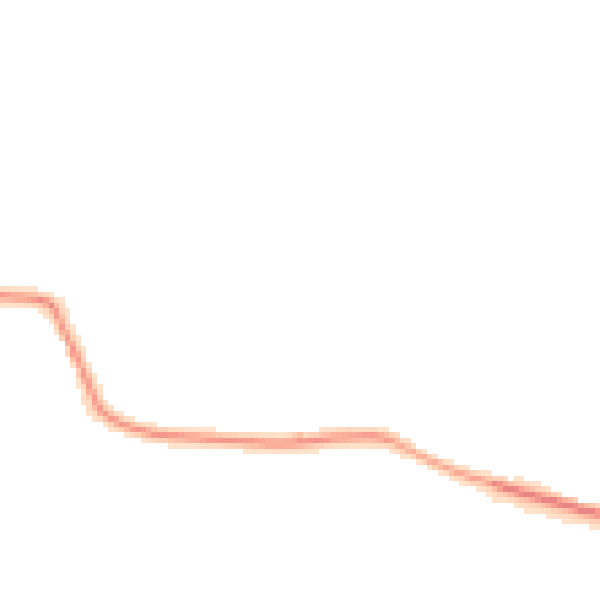 Night-time road noise heatmap for EX39 5DX