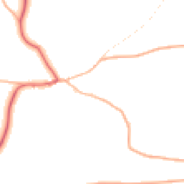 Daytime road noise heatmap for EX39 5JX