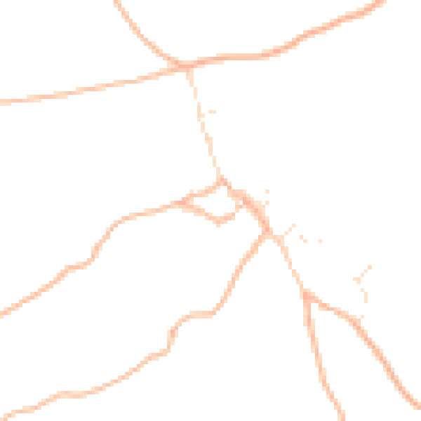 Daytime road noise heatmap for EX39 5LW