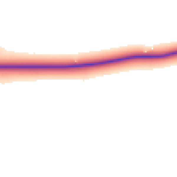 Daytime road noise heatmap for EX39 5SG