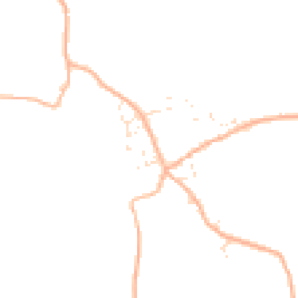 Daytime road noise heatmap for EX39 5TR
