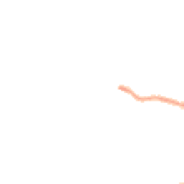 Night-time road noise heatmap for EX4 1RP