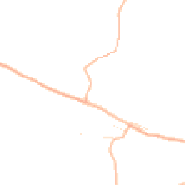 Daytime road noise heatmap for EX4 2JT
