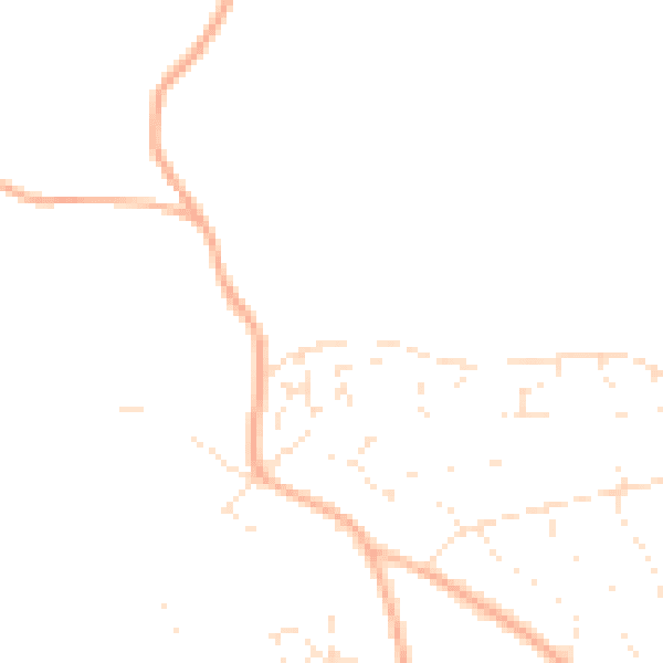 Daytime road noise heatmap for EX4 5ET