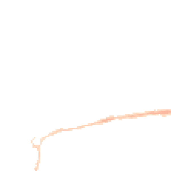 Night-time road noise heatmap for EX4 6LY