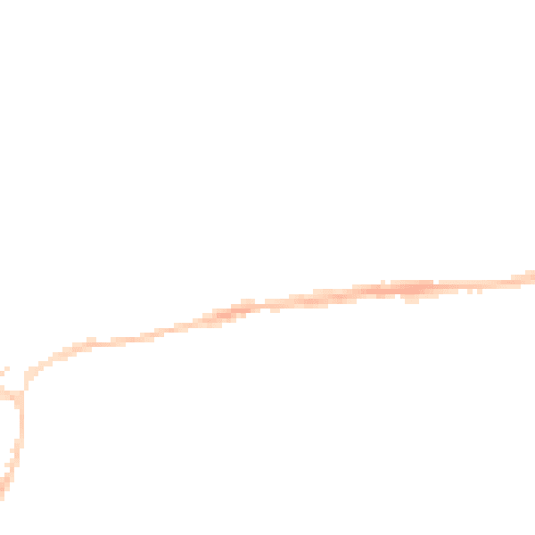 Night-time road noise heatmap for EX4 7AY