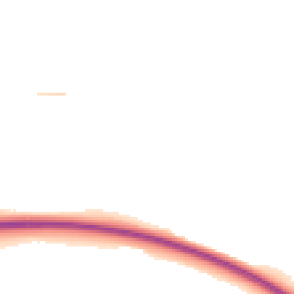 Night-time road noise heatmap for EX6 6AS