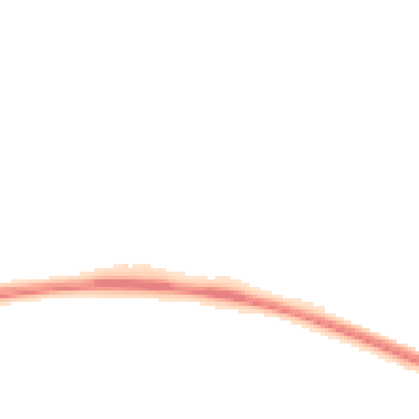 Night-time road noise heatmap for EX6 6DD