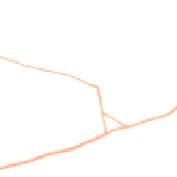 Daytime road noise heatmap for EX6 6LJ
