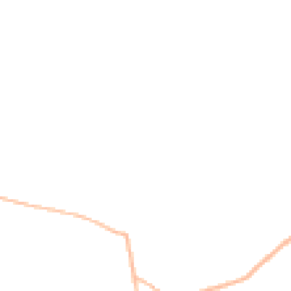 Daytime road noise heatmap for EX6 6LL