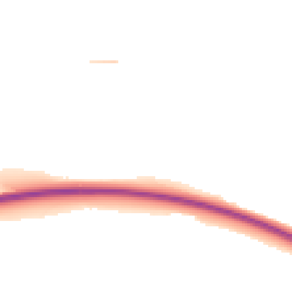 Night-time road noise heatmap for EX6 6RW