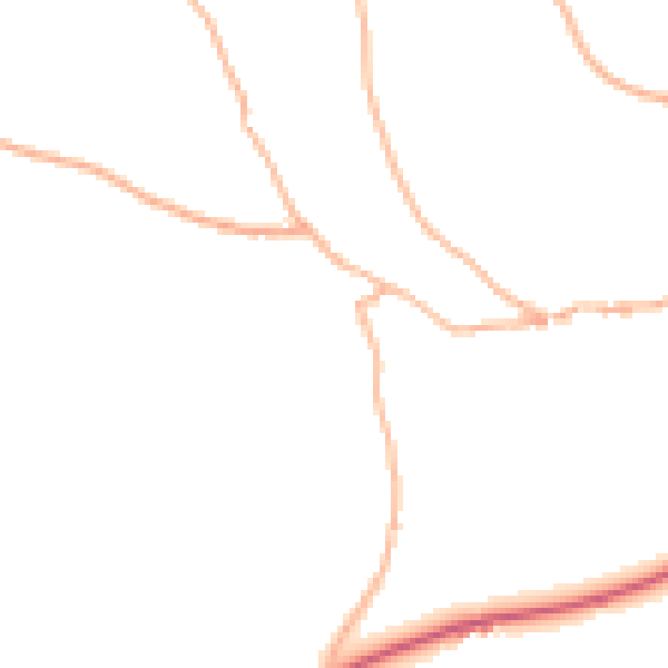 Daytime road noise heatmap for EX6 7EB