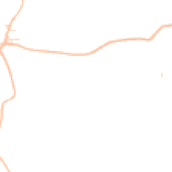 Daytime road noise heatmap for EX6 7JA