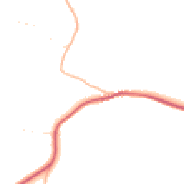 Daytime road noise heatmap for EX6 7SN