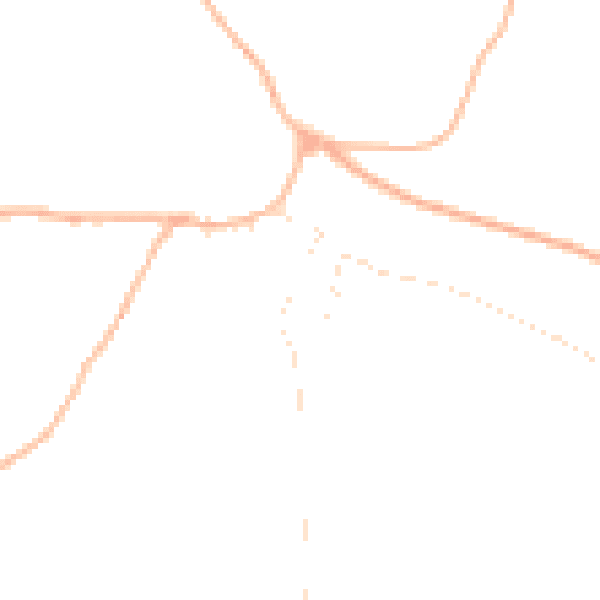 Daytime road noise heatmap for EX6 7UL