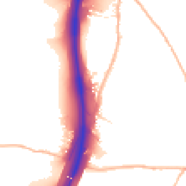 Daytime road noise heatmap for EX6 7UY