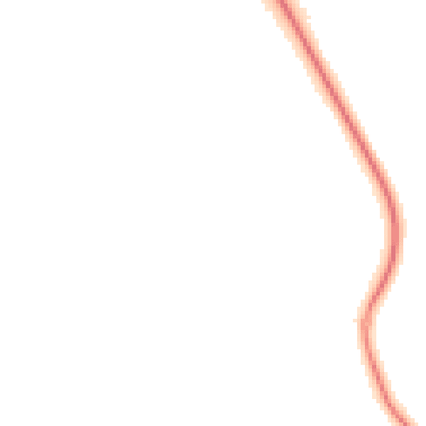 Night-time road noise heatmap for EX6 8DL