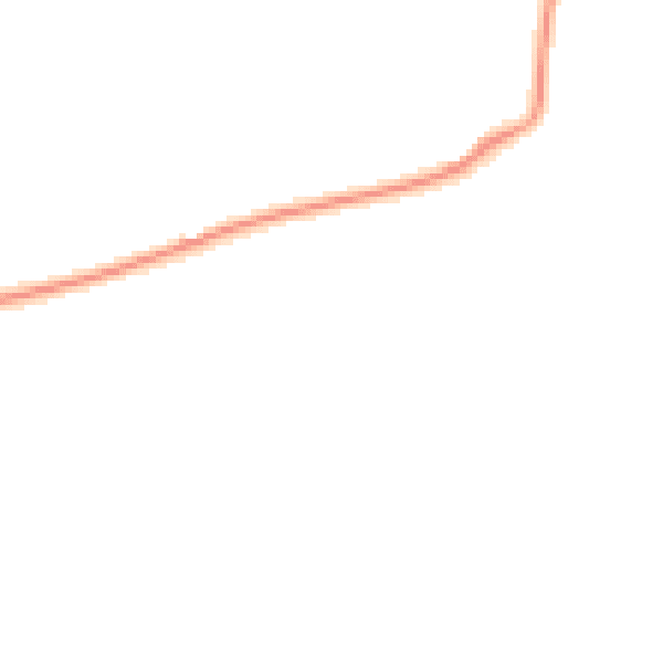 Night-time road noise heatmap for EX6 8RN