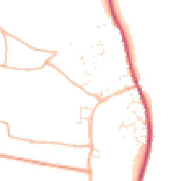 Daytime road noise heatmap for EX6 8SA
