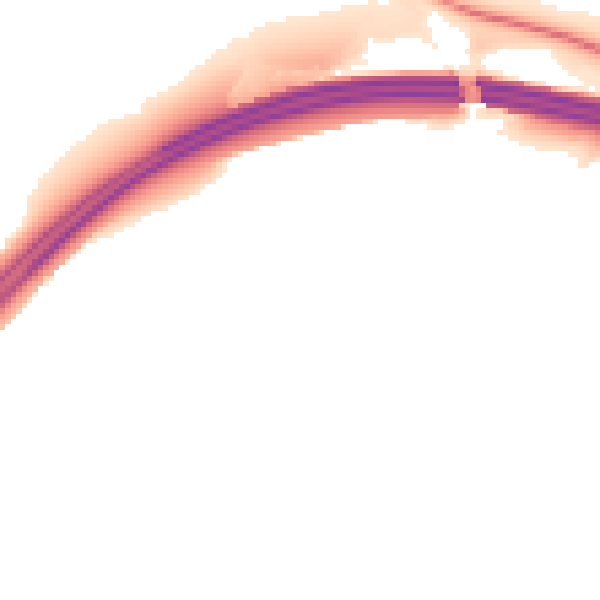 Night-time road noise heatmap for EX6 8TN