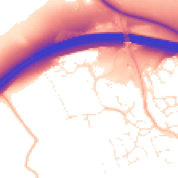 Daytime road noise heatmap for EX6 8UH