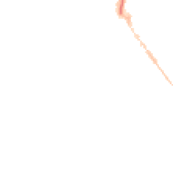 Night-time road noise heatmap for EX8 1BE