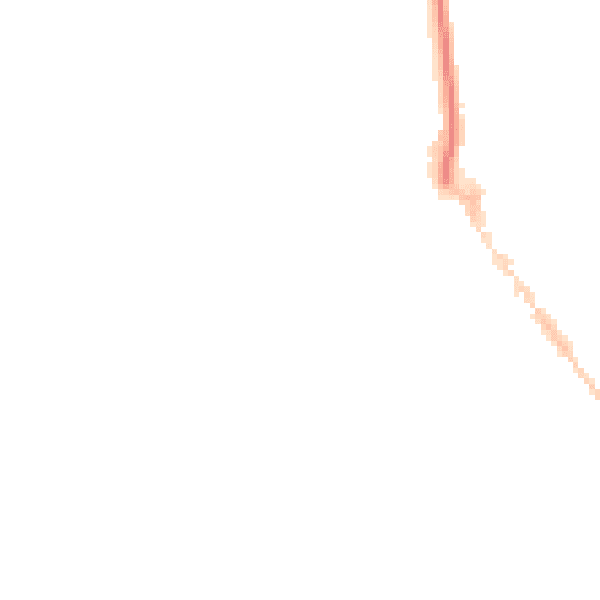 Night-time road noise heatmap for EX8 1EB