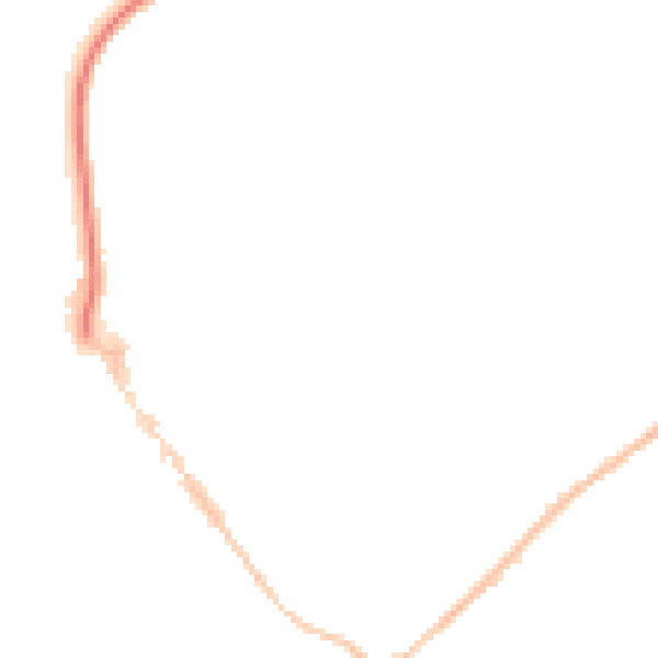 Night-time road noise heatmap for EX8 1LT