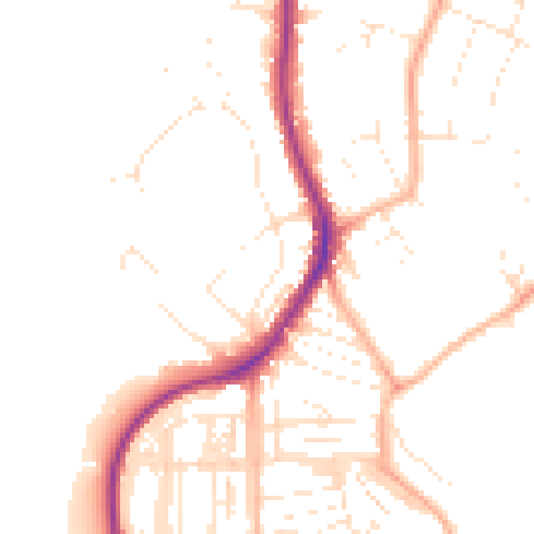 Daytime road noise heatmap for EX8 3DL