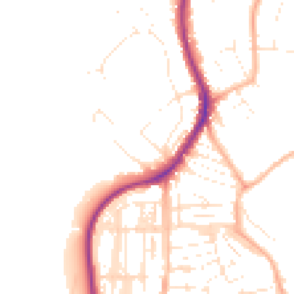 Daytime road noise heatmap for EX8 3DR