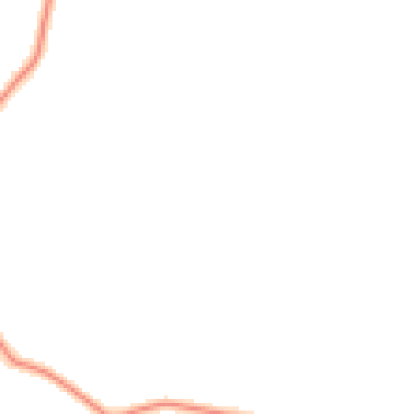Night-time road noise heatmap for EX8 5EA