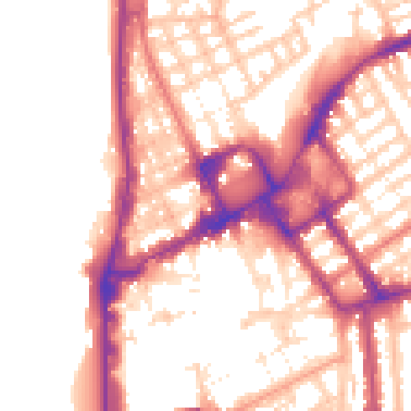 Daytime road noise heatmap for FY1 1PU