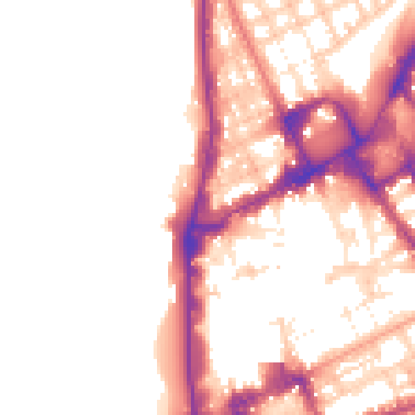Daytime road noise heatmap for FY1 1RA