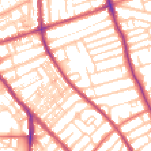 Daytime road noise heatmap for FY1 4ER