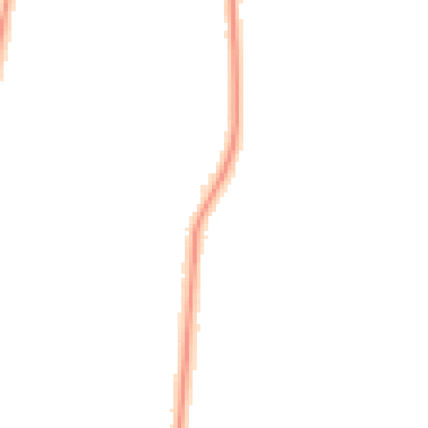 Night-time road noise heatmap for FY2 0AE