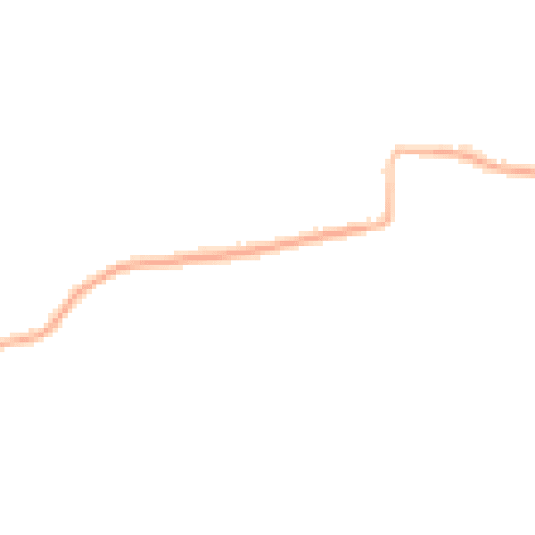 Night-time road noise heatmap for FY3 0BD
