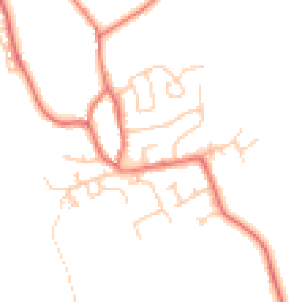 Daytime road noise heatmap for FY3 0DN