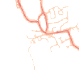 Daytime road noise heatmap for FY3 0DZ