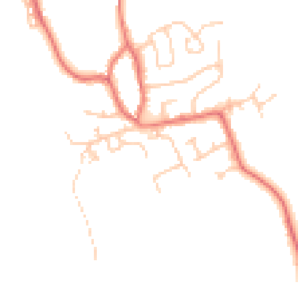 Daytime road noise heatmap for FY3 0EF