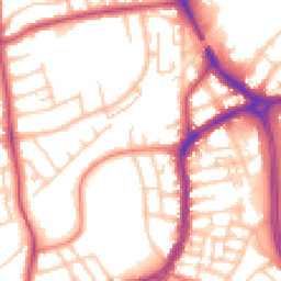 Daytime road noise heatmap for FY3 7JA