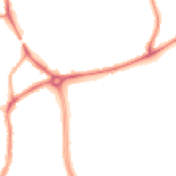 Night-time road noise heatmap for FY3 7NW