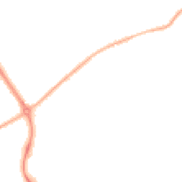Night-time road noise heatmap for FY3 8PT