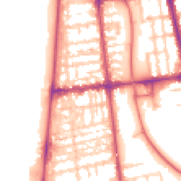 Daytime road noise heatmap for FY4 1AD