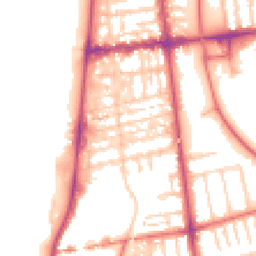 Daytime road noise heatmap for FY4 1AN