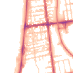 Daytime road noise heatmap for FY4 1BS