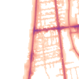 Daytime road noise heatmap for FY4 1BX