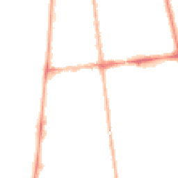 Night-time road noise heatmap for FY4 1DD