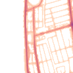 Daytime road noise heatmap for FY4 1DQ