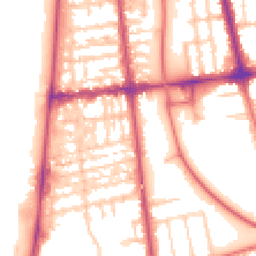 Daytime road noise heatmap for FY4 1DR
